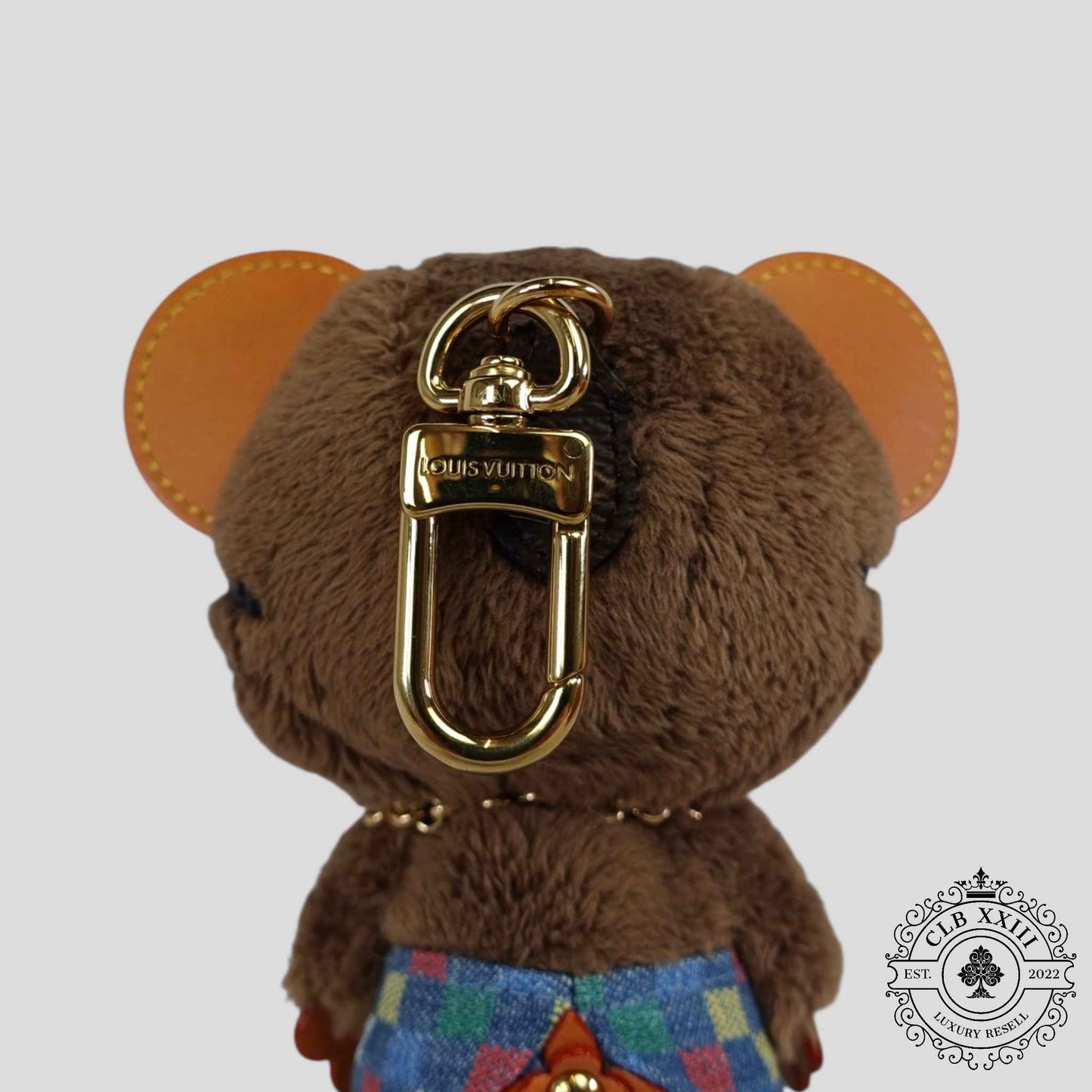 Louis Vuitton LV Bear Bag Charm Blue