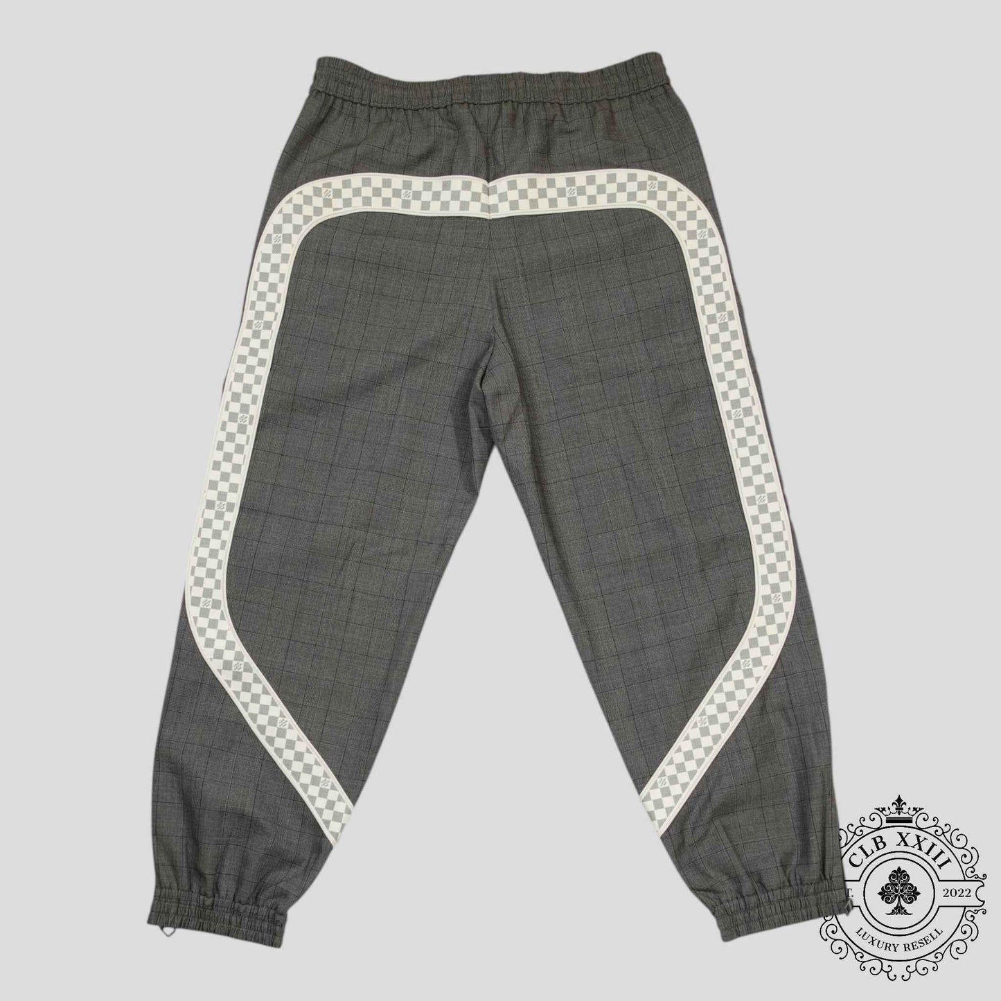 Louis Vuitton Wool Track Pants in Grey