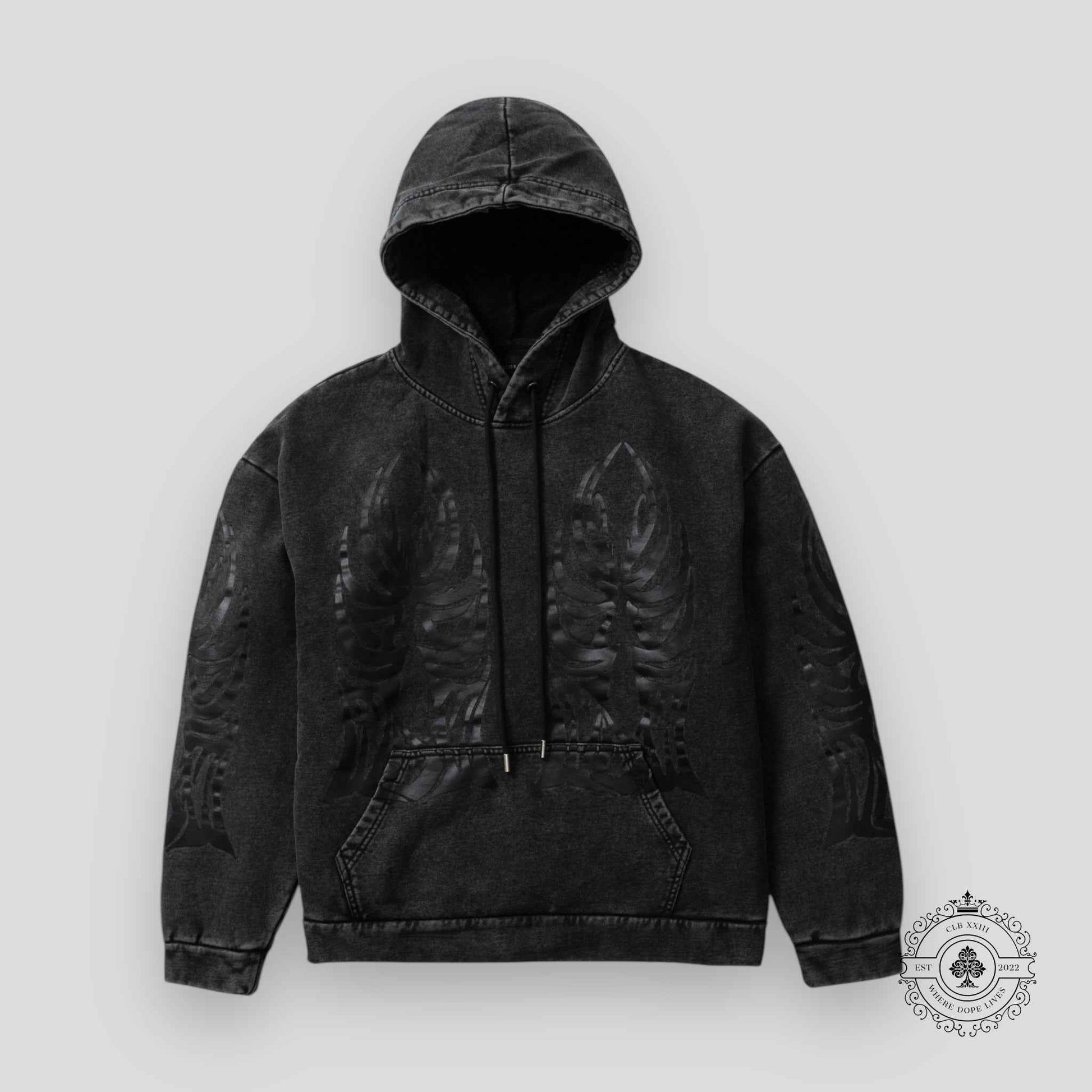 Who Decides War Winged Logo Hooded Sweatshirt