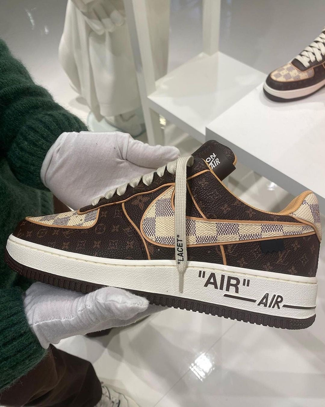 Custom Monogram Air Force 1 Low 07 - Luxuryurbanwear