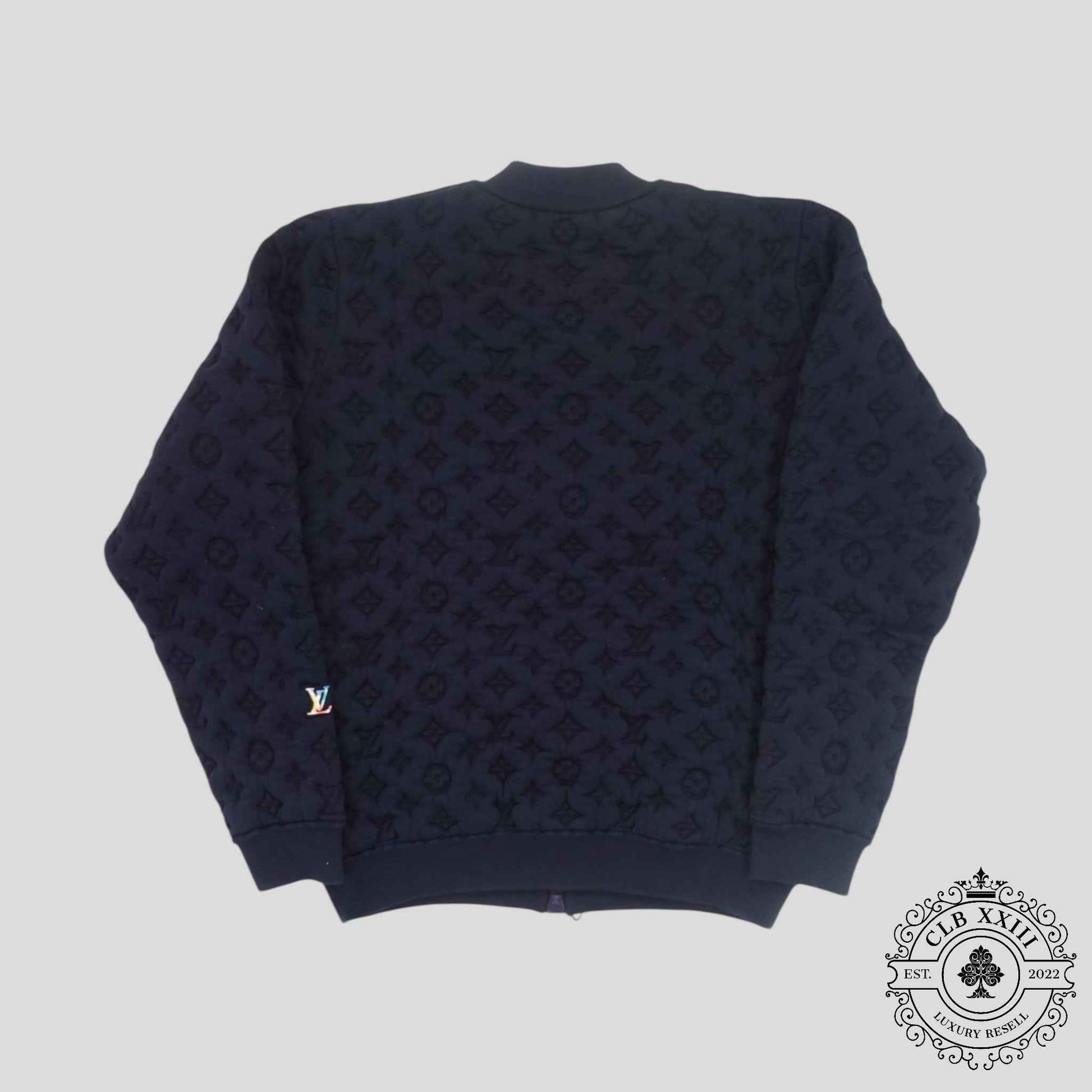 Louis Vuitton Monogram Bomber in Navy Blue