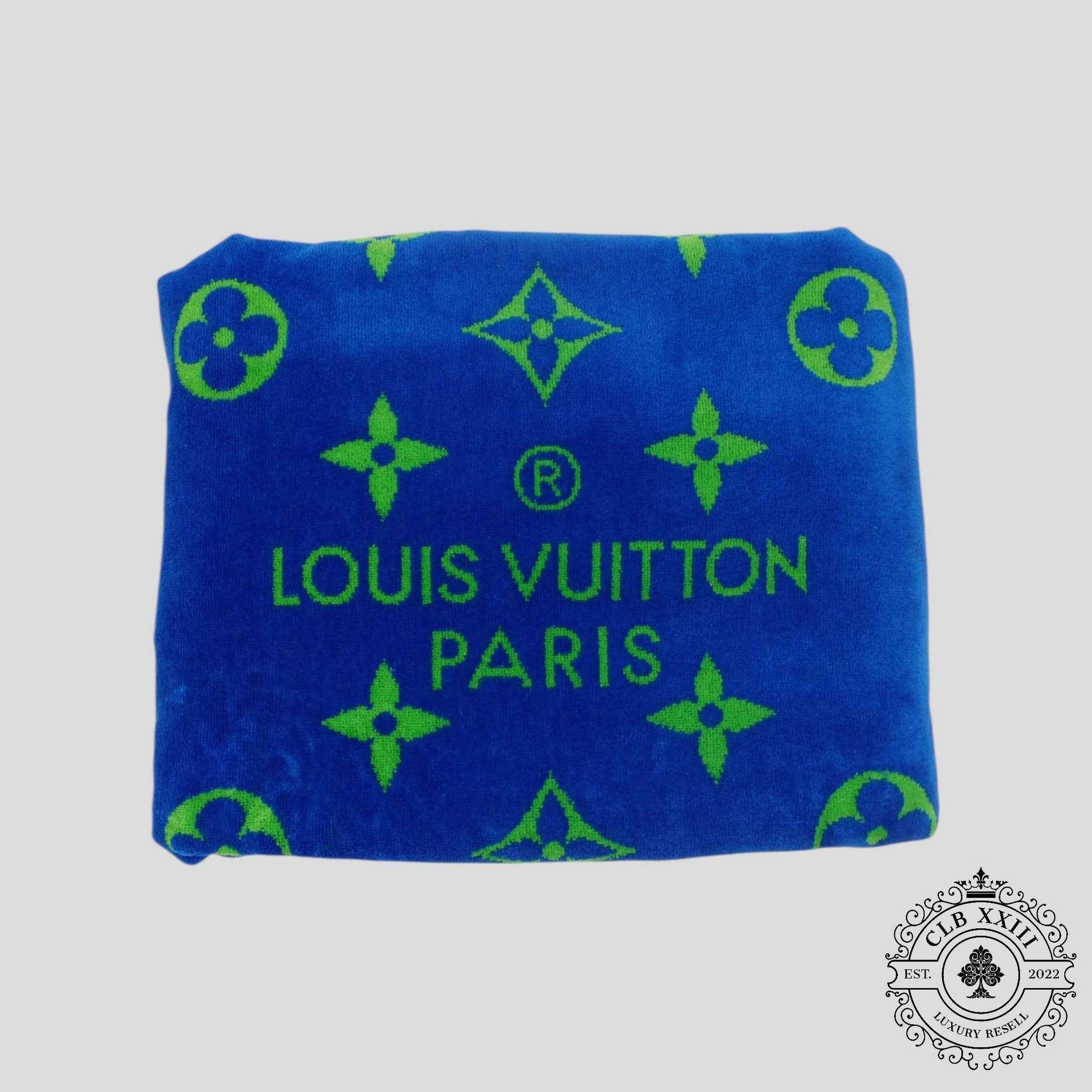 Louis Vuitton Beach Towel in Blue