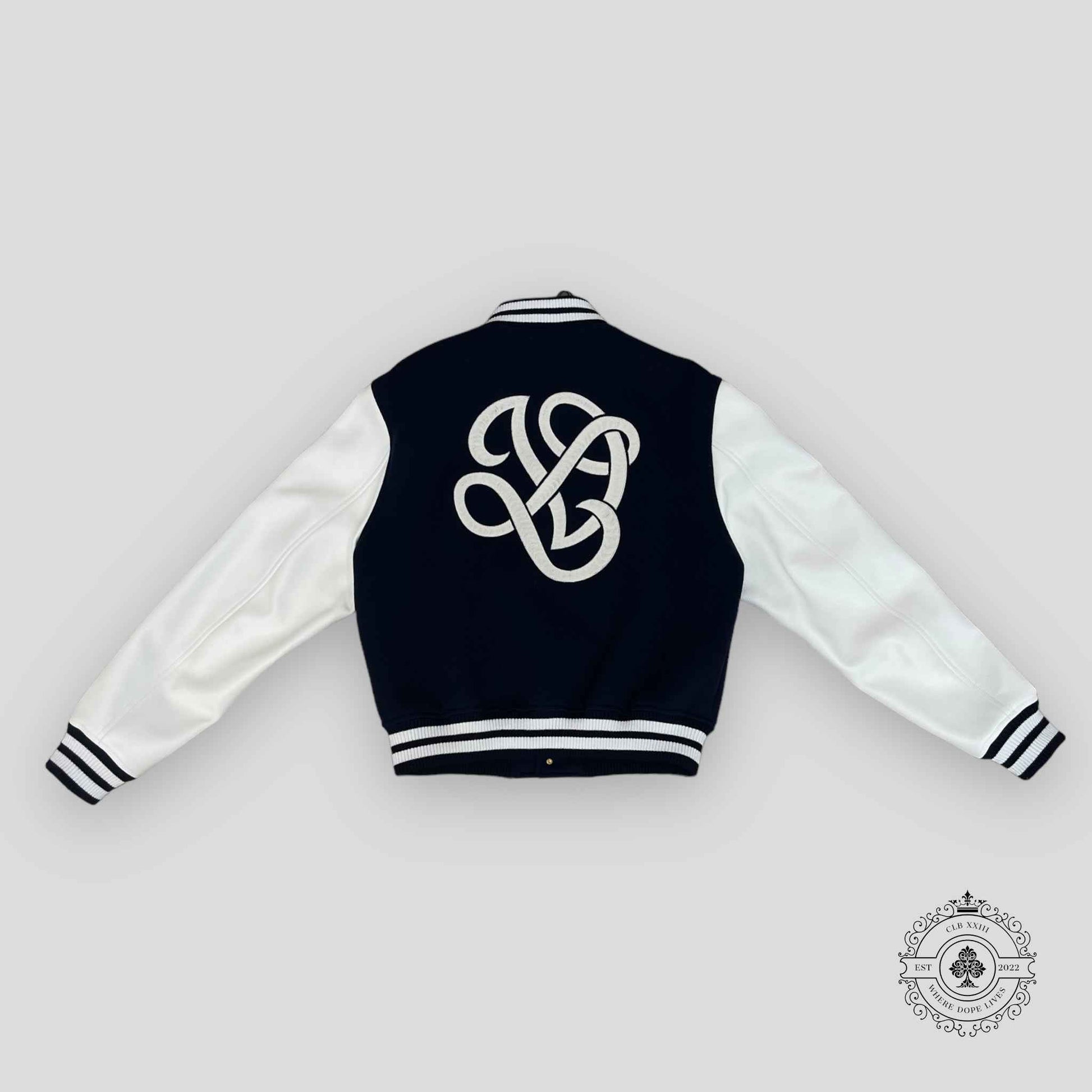 Louis Vuitton Calfskin Varsity Jacket in Navy