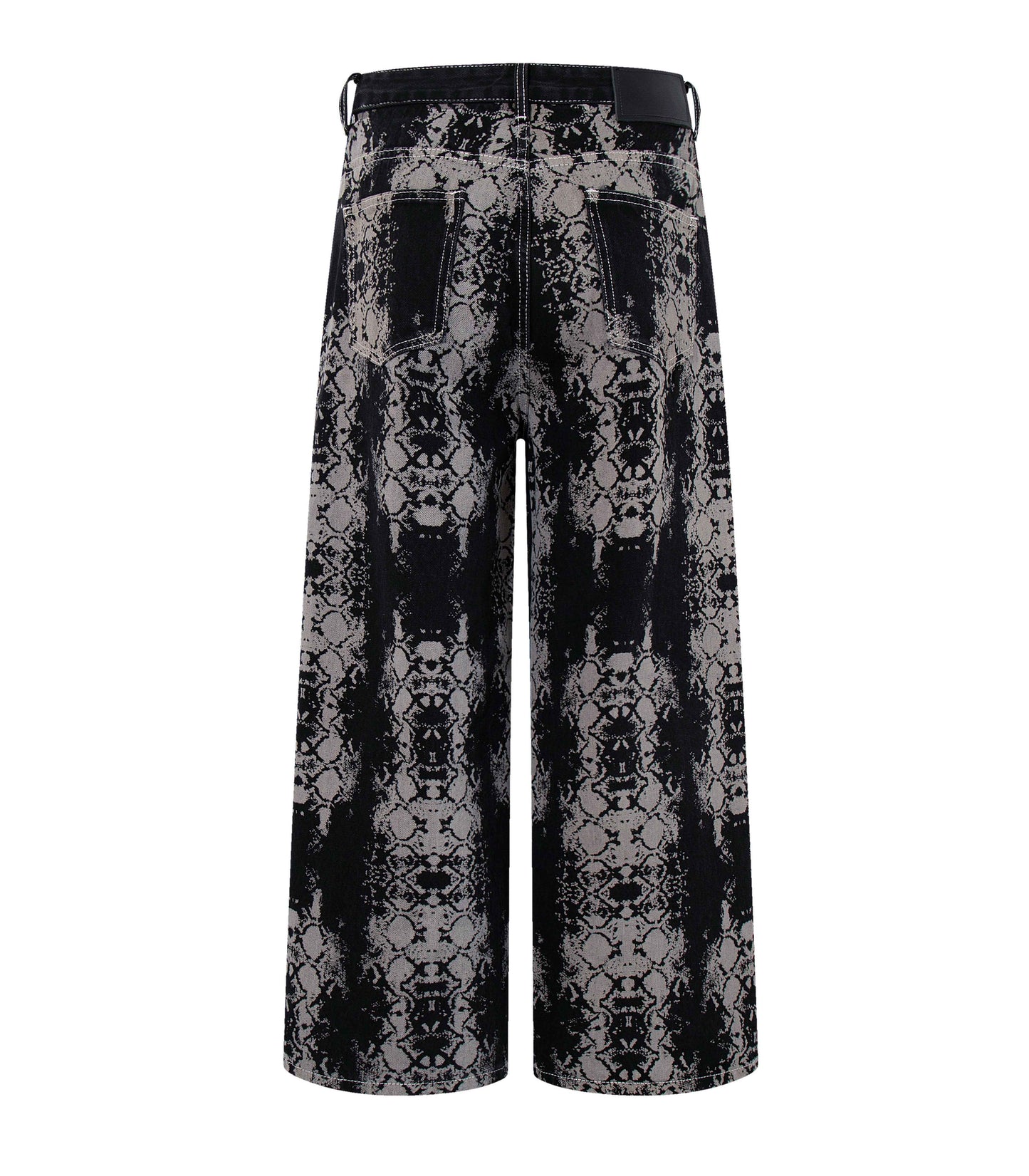 SNAKESKIN DENIM