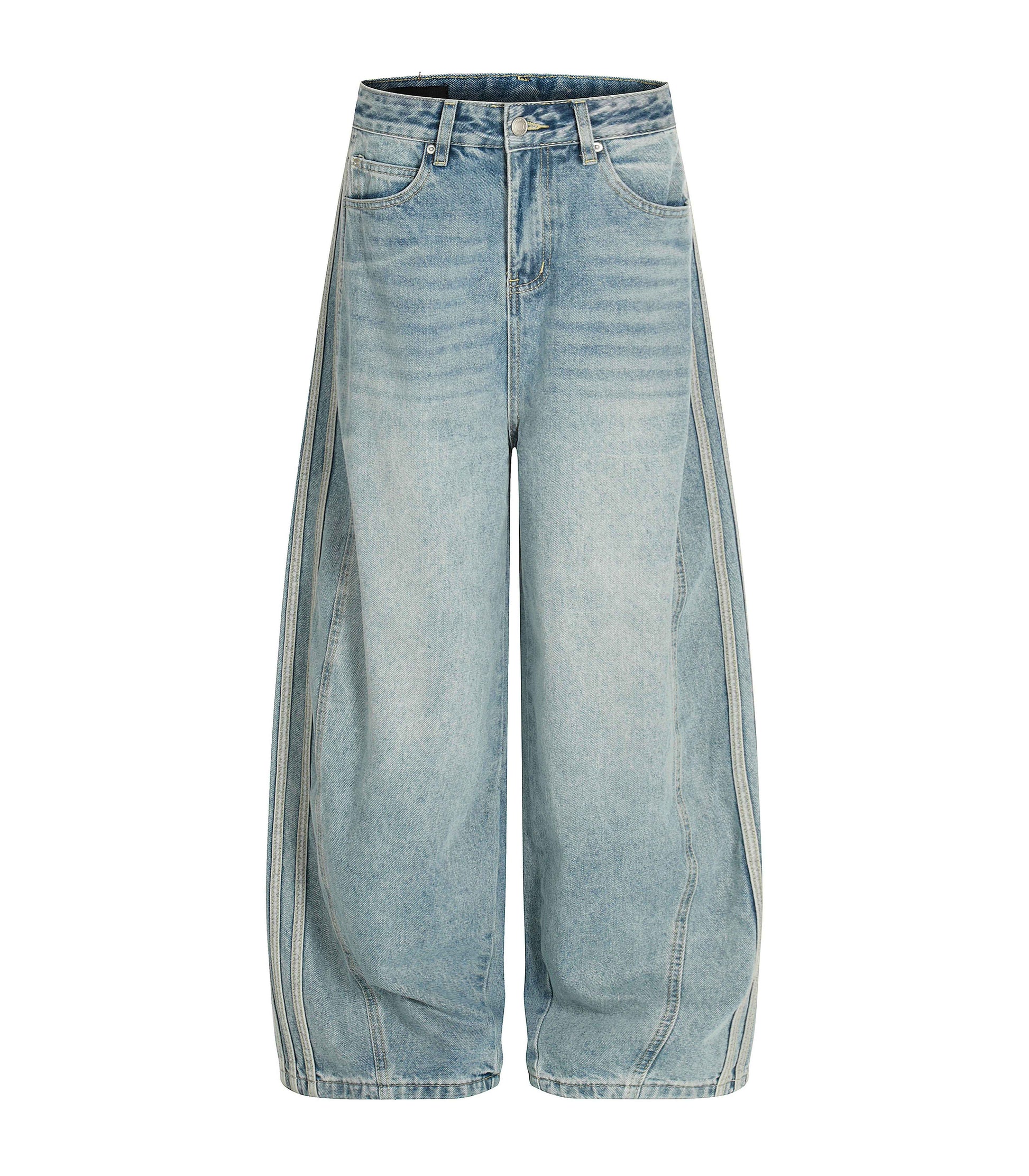WIDEBOY STRIPED DENIM