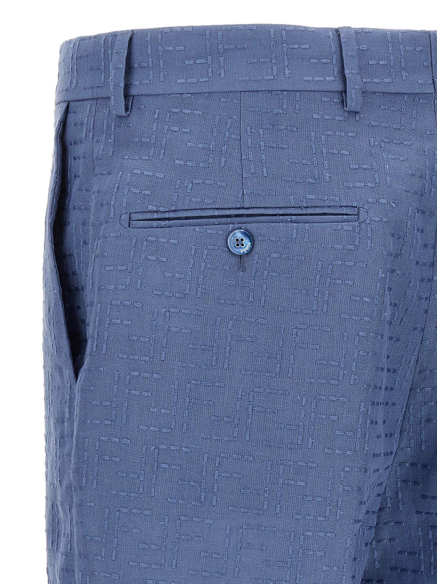 Fendi Men Bermuda Jacquard Ff