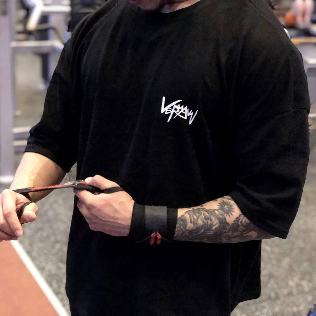 Muscle Master Comprehensive Training Gym T-Shirt for Men, Loose Fit Running Shirt, Breathable Workout Casual Top - JUSTLUXURY
