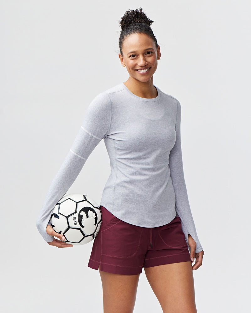 Foudy Women's Longsleeve Workout Top - JUSTLUXURY
