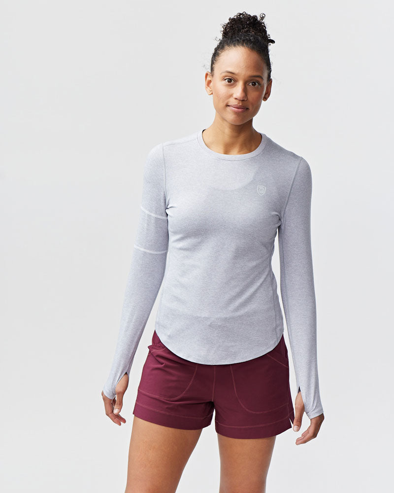Foudy Women's Longsleeve Workout Top - JUSTLUXURY