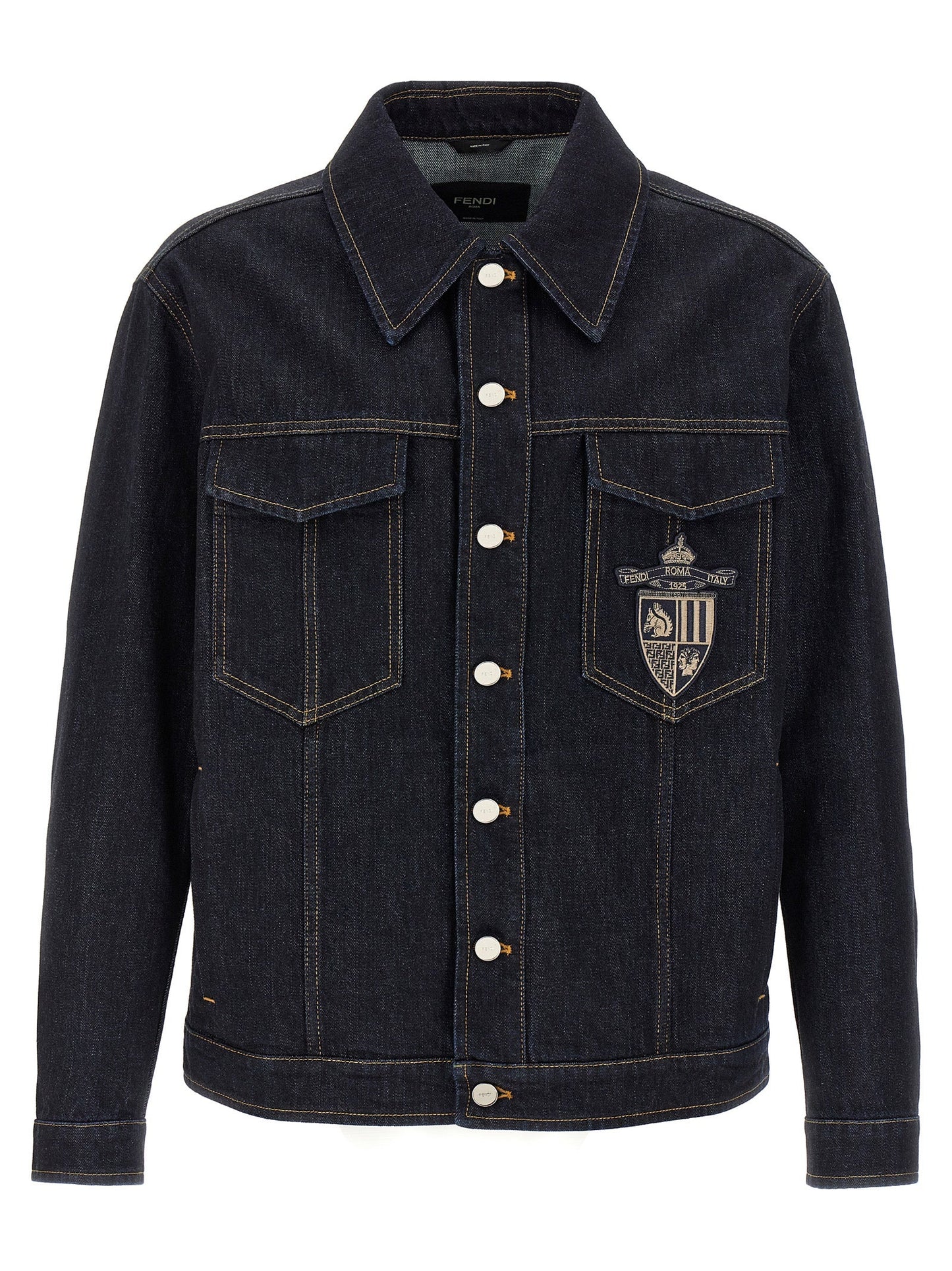 Fendi Men Fendi Crest Jacket