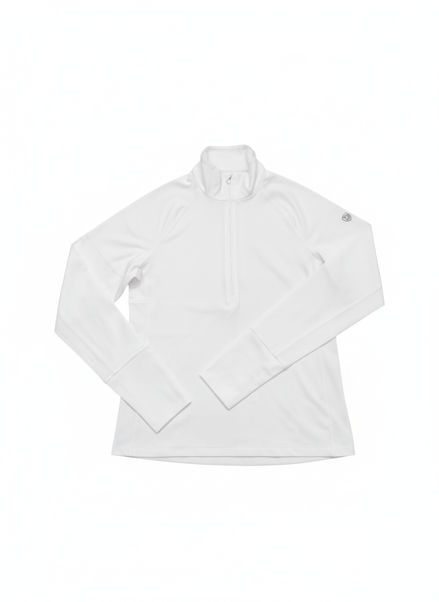Foudy Mid-Weight Long Sleeve ½ Zip Top - JUSTLUXURY