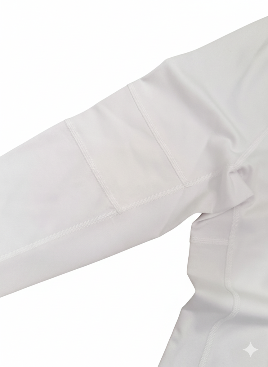 Foudy Mid-Weight Long Sleeve ½ Zip Top - JUSTLUXURY