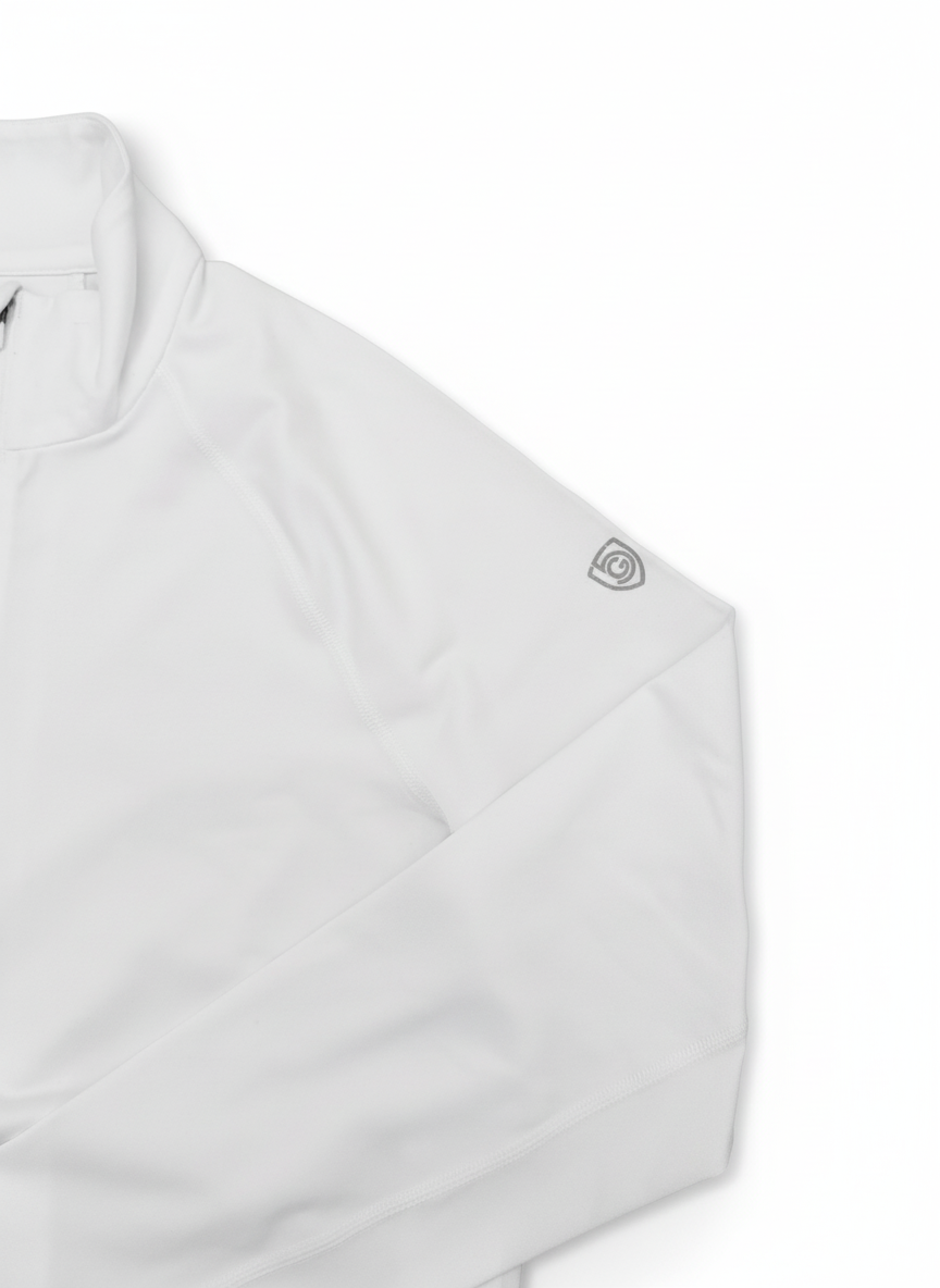 Foudy Mid-Weight Long Sleeve ½ Zip Top - JUSTLUXURY