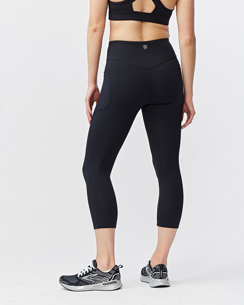 Go Again Women's Cropped Leggings Length 21" - JUSTLUXURY