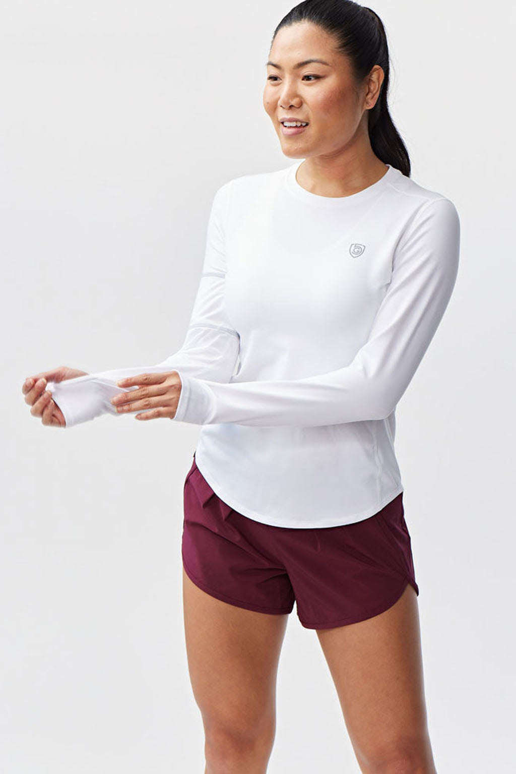 Foudy Women's Longsleeve Workout Top - JUSTLUXURY
