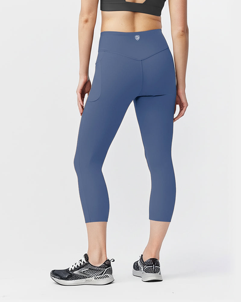 Go Again Women's Cropped Leggings Length 21" - JUSTLUXURY