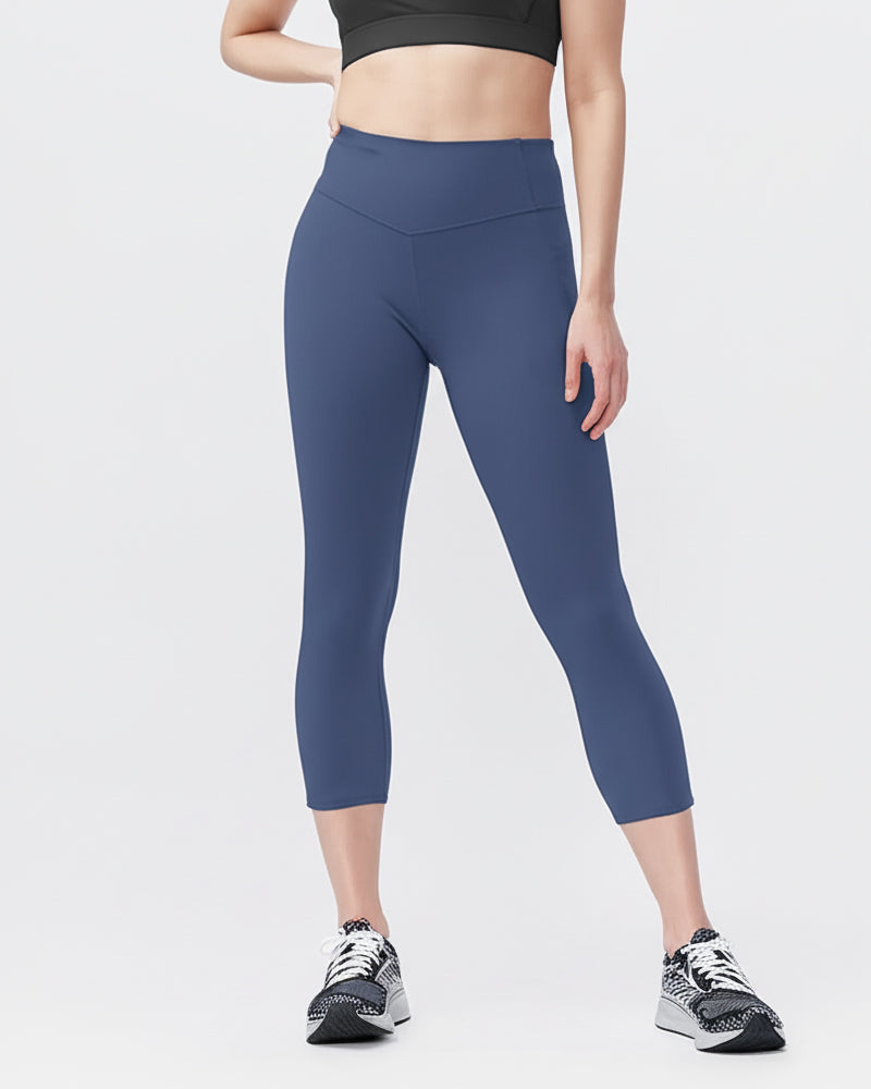 Go Again Women's Cropped Leggings Length 21" - JUSTLUXURY