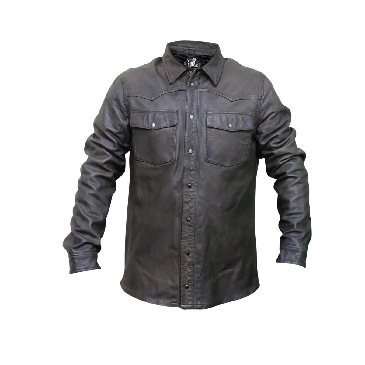 Men's Vegetable-Tanned Leather Western Shirt