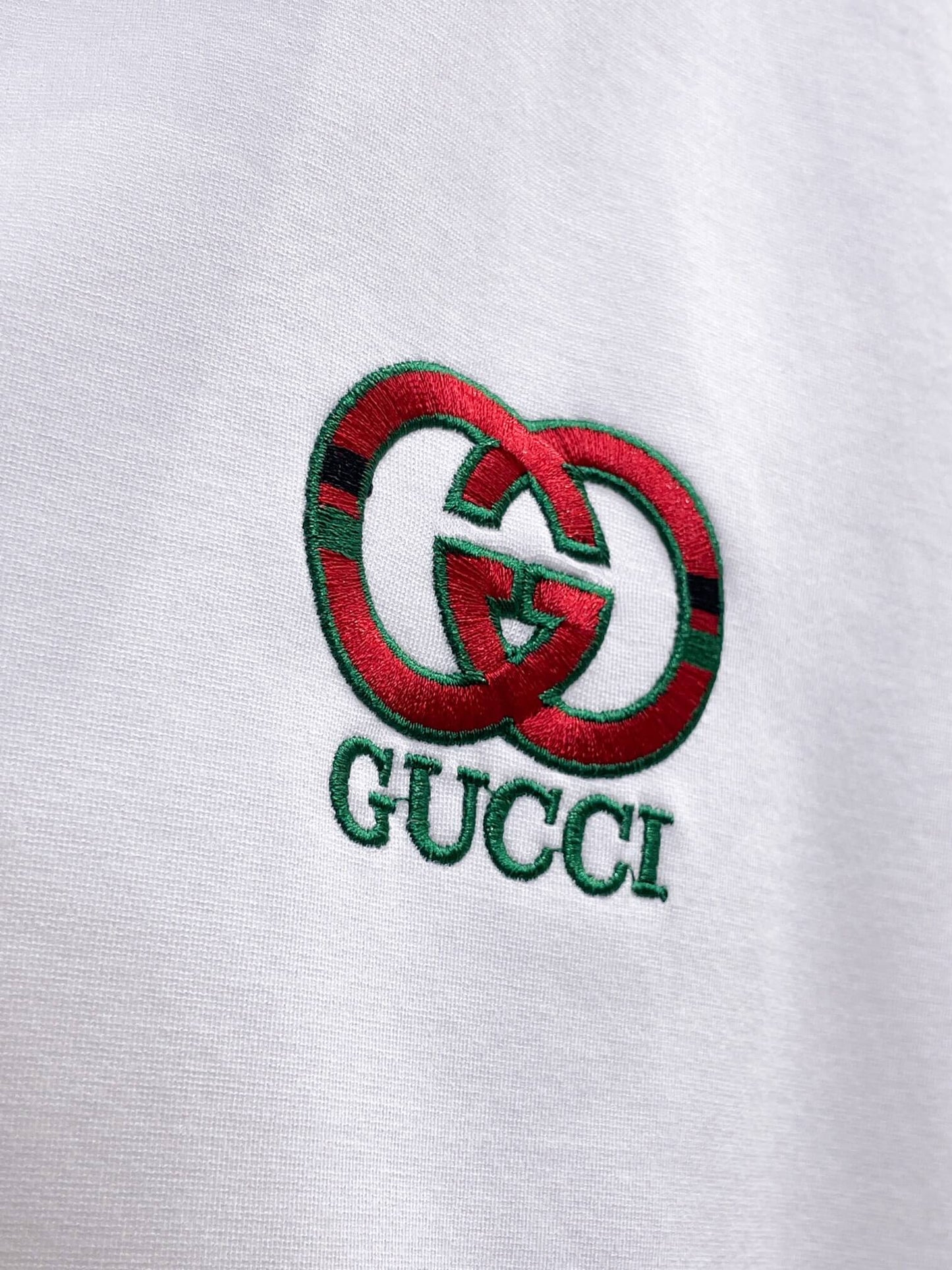 Gucci Round Interlocking G Technical Jersey Tracksuit White CUSTOM