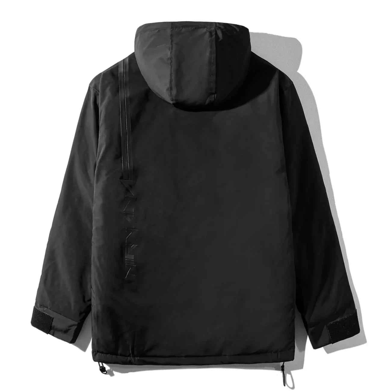 MASTER Black Windbreaker Parka Jacket