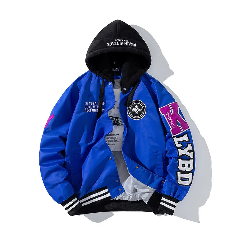 K.LYBD Stripe Hooded Jacket
