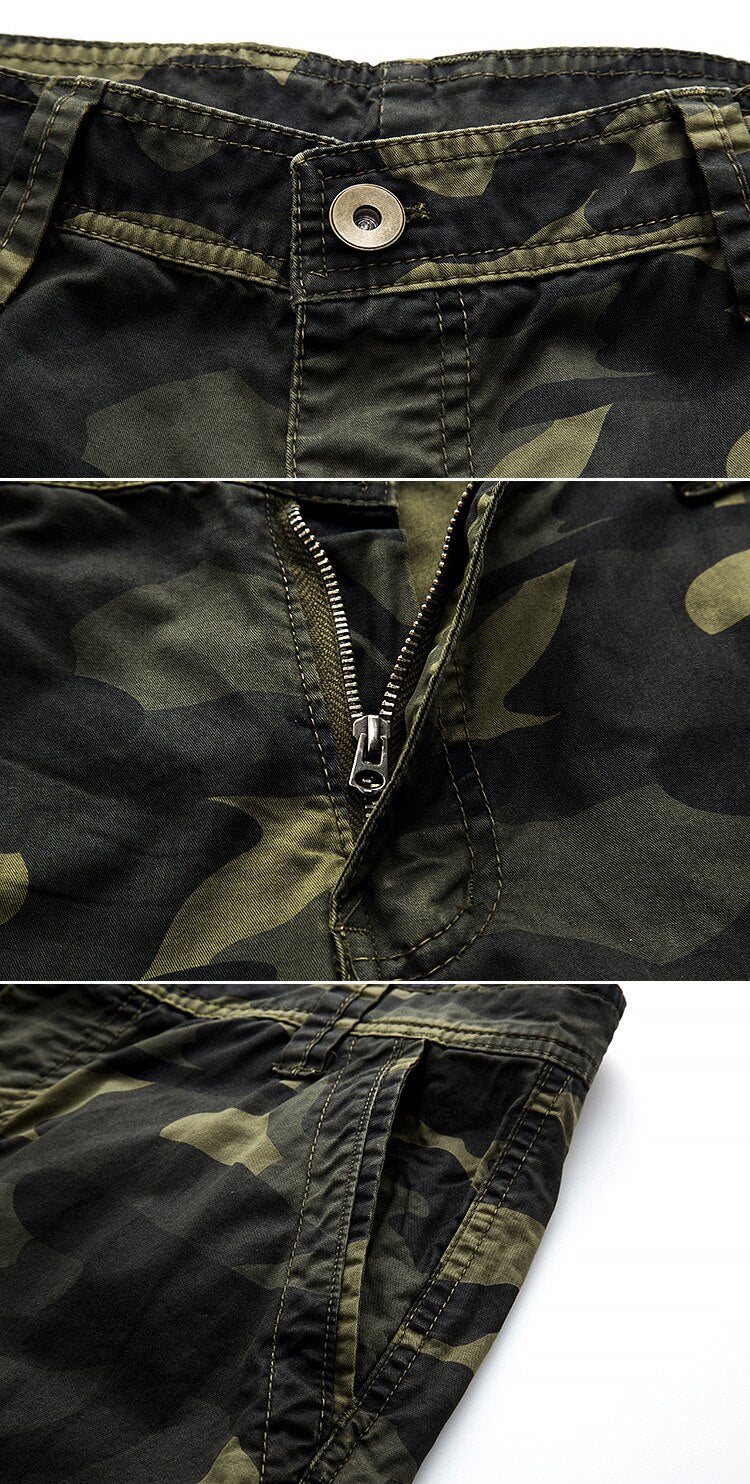Military Camouflage Vector Shorts