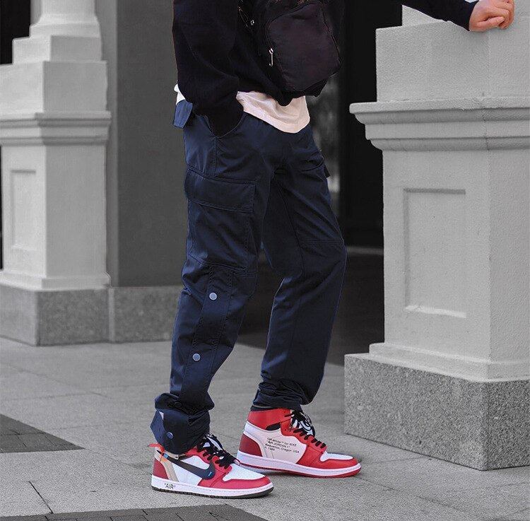 Straight Legging Popper Pants