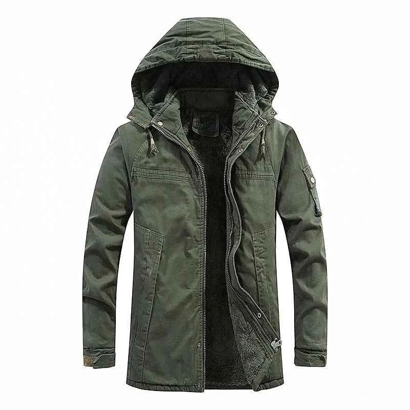 Tactical Parka Zipper Jacket