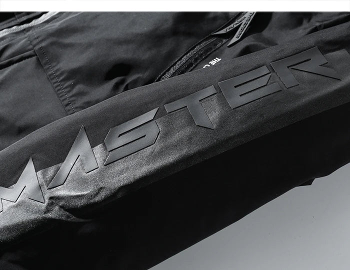 MASTER Black Windbreaker Parka Jacket