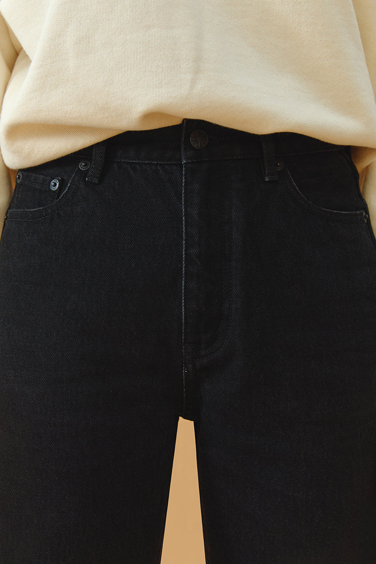 Chelsea High Rise Straight Crop Jeans HJ005 - JUSTLUXURY