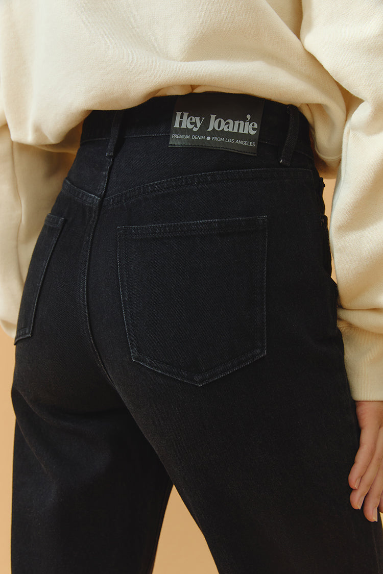 Chelsea High Rise Straight Crop Jeans HJ005 - JUSTLUXURY