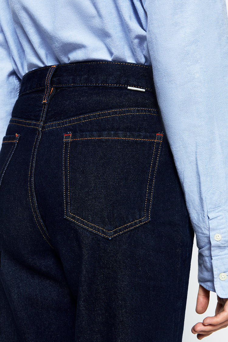 Manhattan High Rise Straight Ankle Jeans HJ160 - JUSTLUXURY