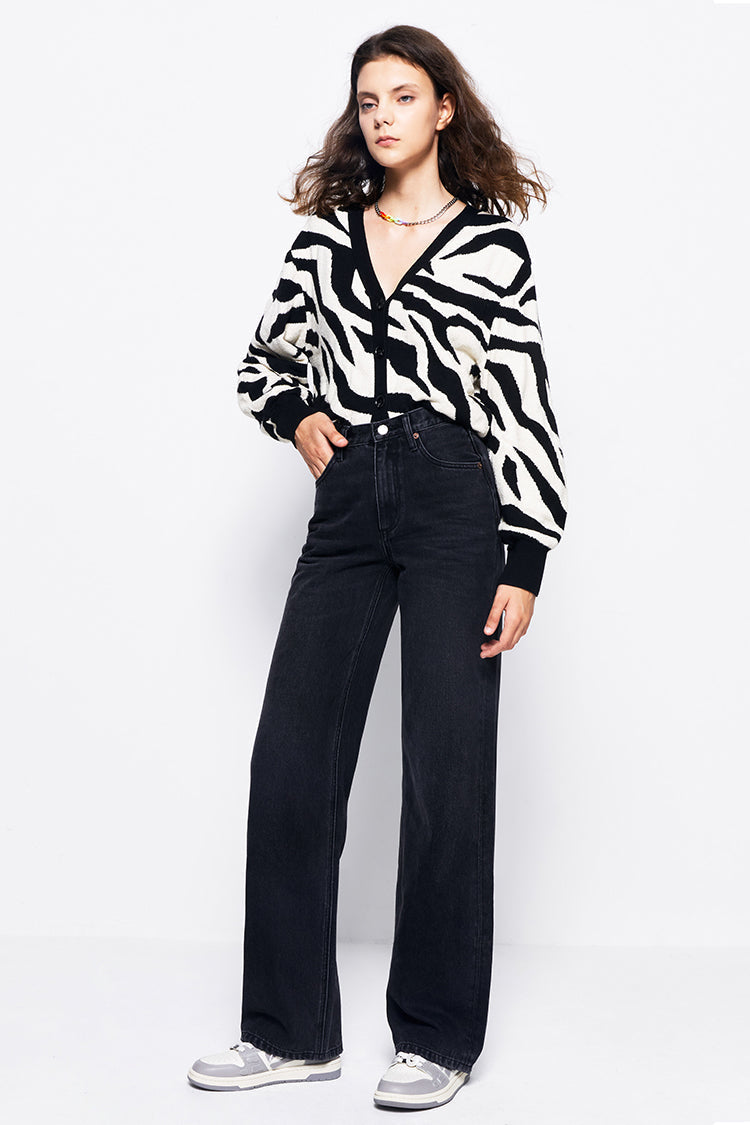 Coney Island Whitefish High Rise Wide Jeans HJ007 - JUSTLUXURY
