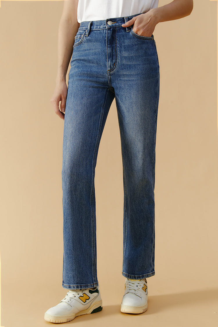 Activity Grrrl High Rise Kick Crop Jeans HJ017 - JUSTLUXURY