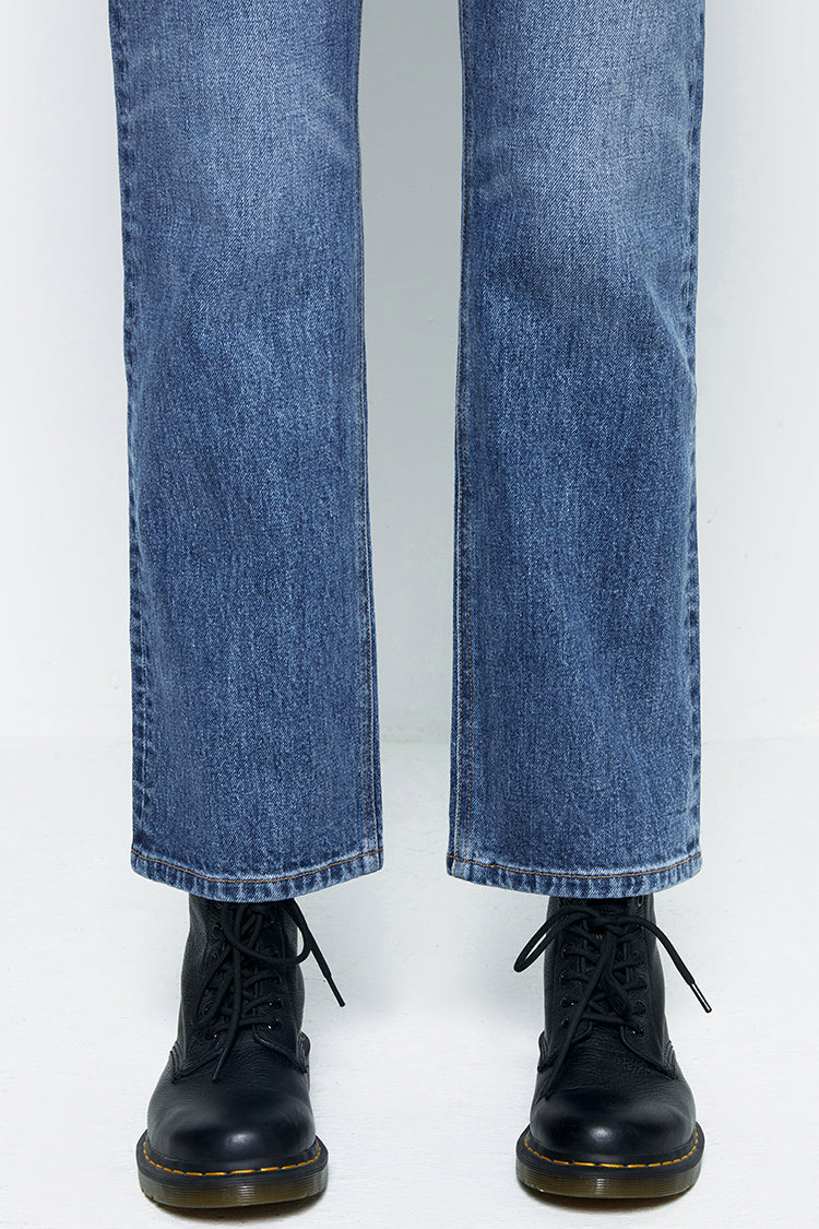 Activity Grrrl High Rise Kick Crop Jeans HJ017 [FINAL SALE] - JUSTLUXURY