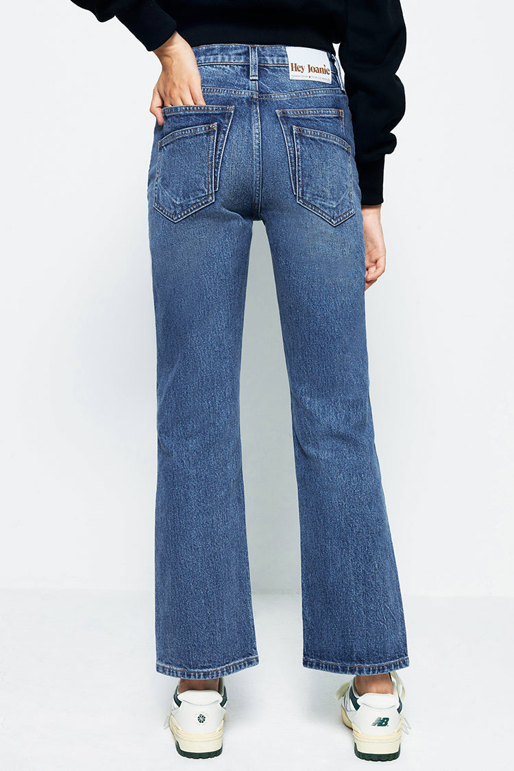 Activity Grrrl High Rise Kick Crop Jeans HJ017 [FINAL SALE] - JUSTLUXURY