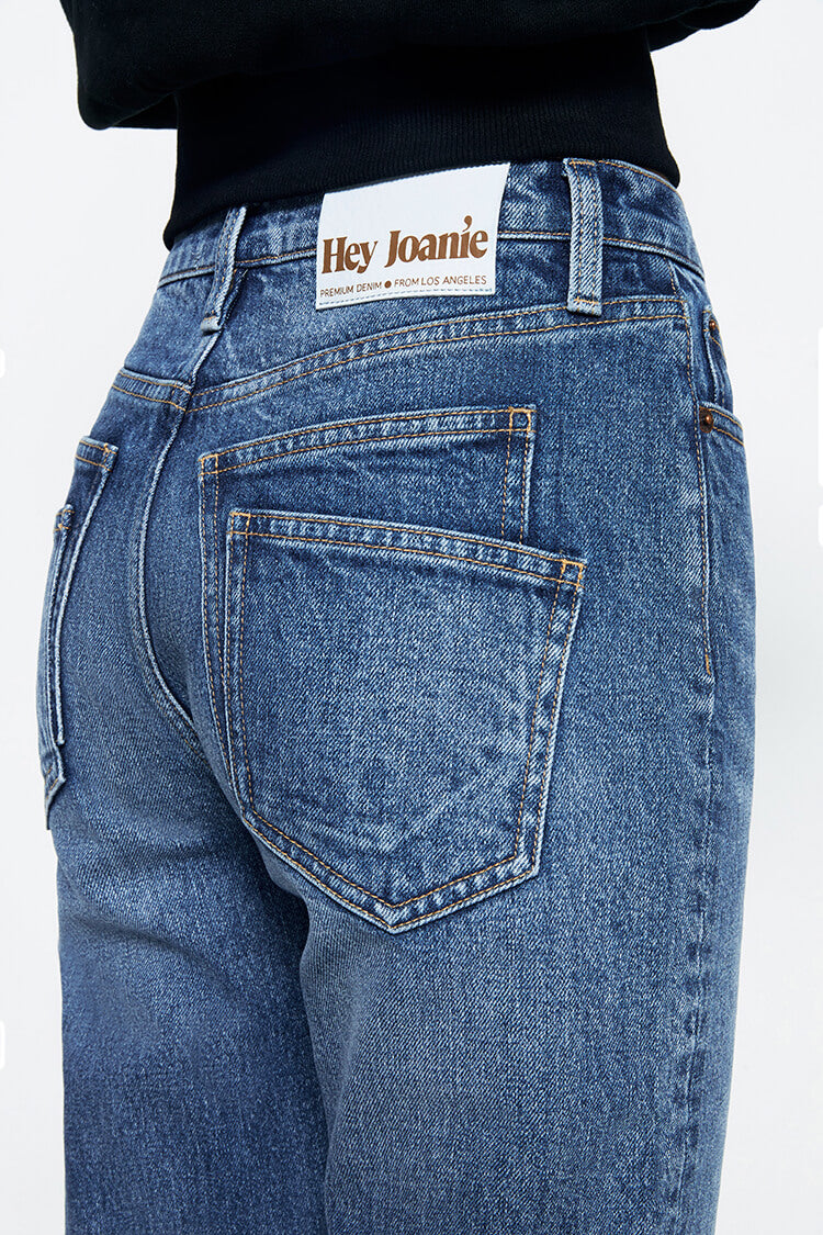 Activity Grrrl High Rise Kick Crop Jeans HJ017 [FINAL SALE] - JUSTLUXURY