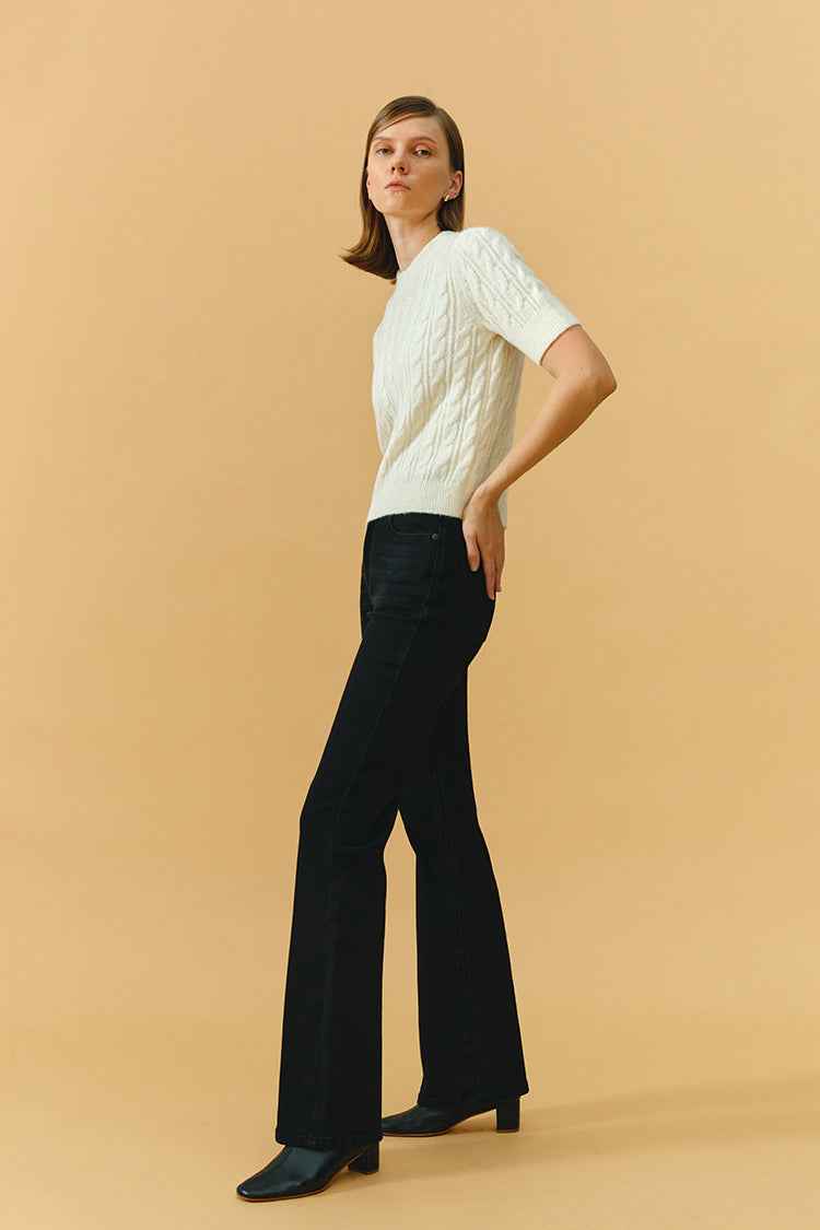 Barbara High Rise Bootcut Jeans HJ004