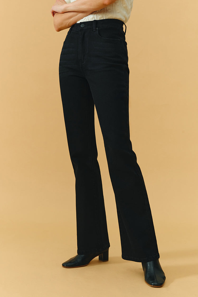 Barbara High Rise Bootcut Jeans HJ004 - JUSTLUXURY