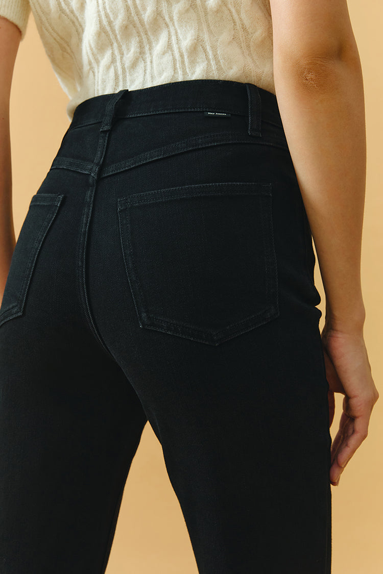 Barbara High Rise Bootcut Jeans HJ004 - JUSTLUXURY