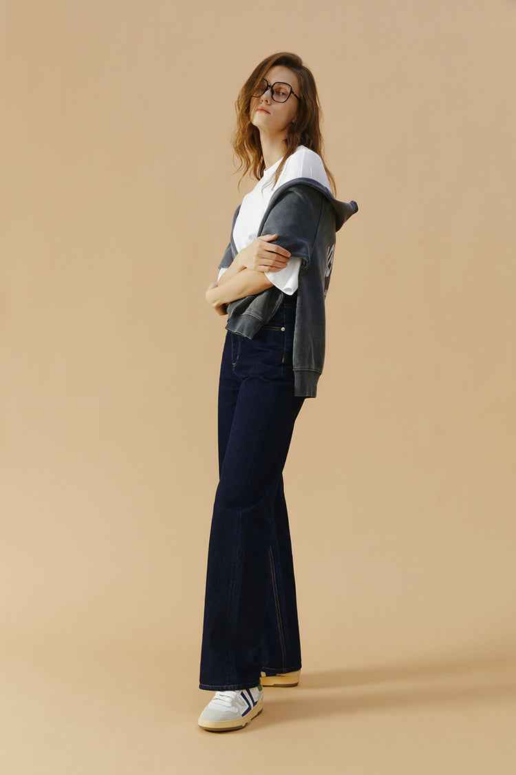 Coney Island Whitefish High Rise Wide Jeans HJ007
