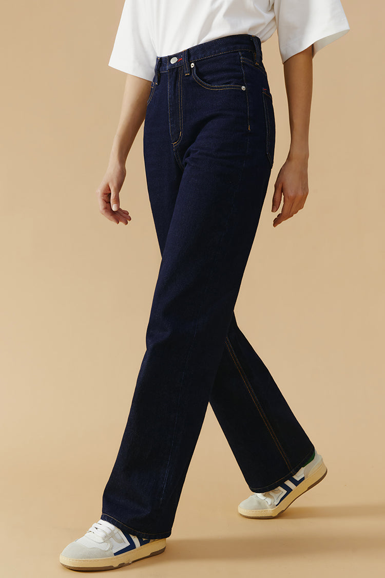 Coney Island Whitefish High Rise Wide Jeans HJ007 - JUSTLUXURY