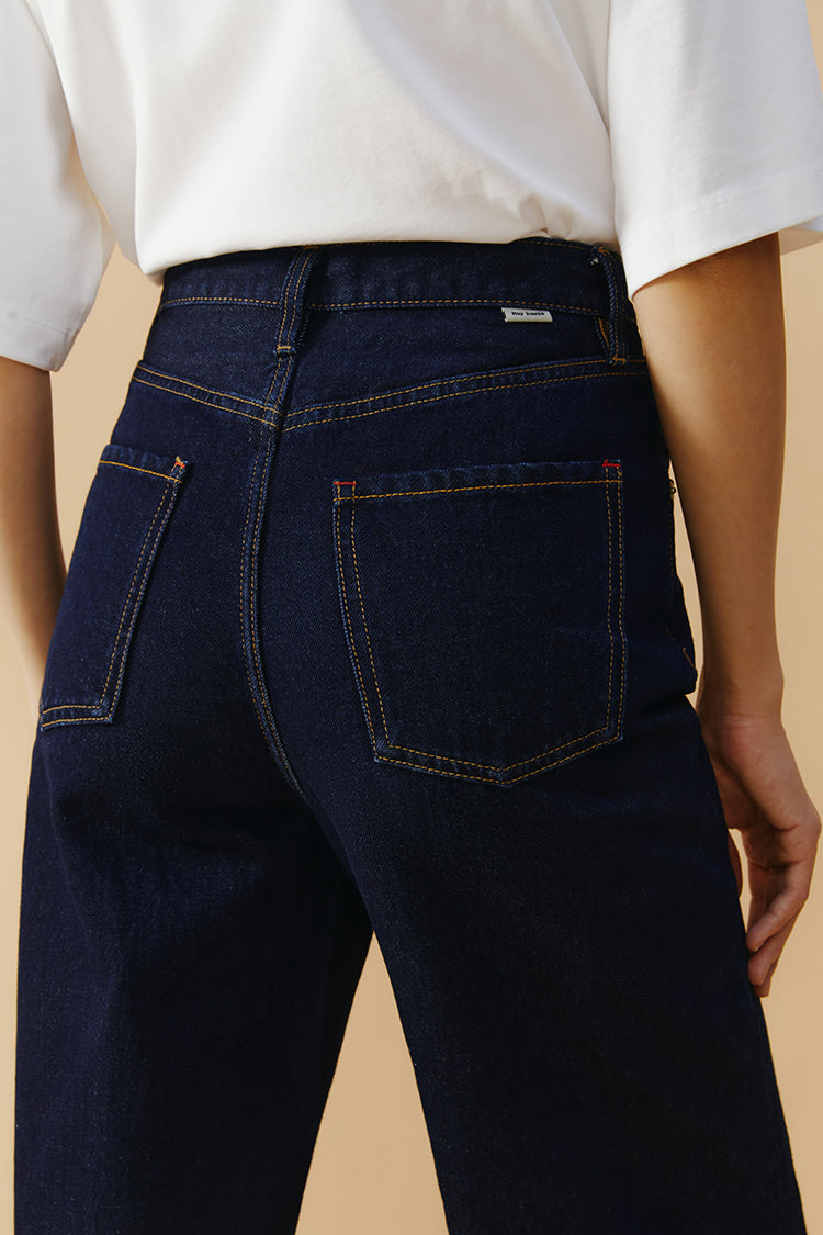Coney Island Whitefish High Rise Wide Jeans HJ007 - JUSTLUXURY