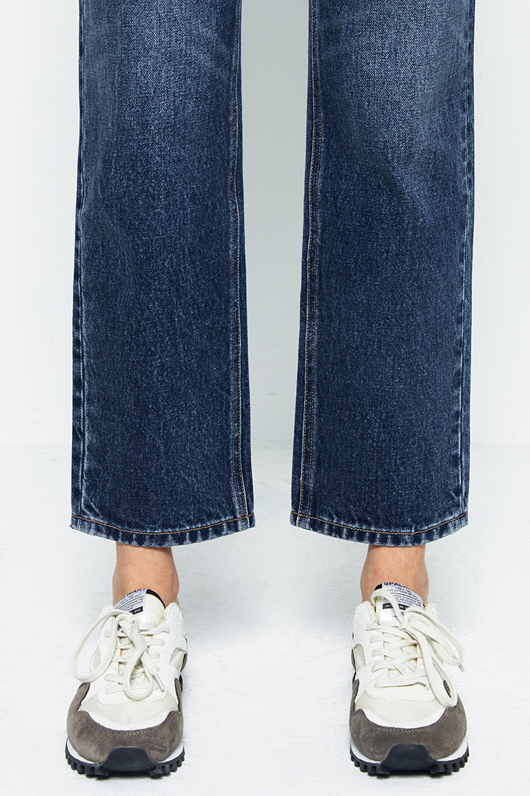 Chelsea High Rise Straight Crop Jeans HJ005 - JUSTLUXURY