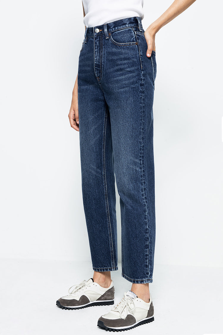 Chelsea High Rise Straight Crop Jeans HJ005 - JUSTLUXURY