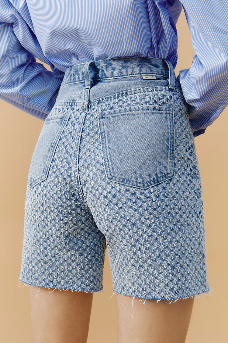 Venice Tweed High Rise Shorts HJ803 [FINAL SALE] - JUSTLUXURY