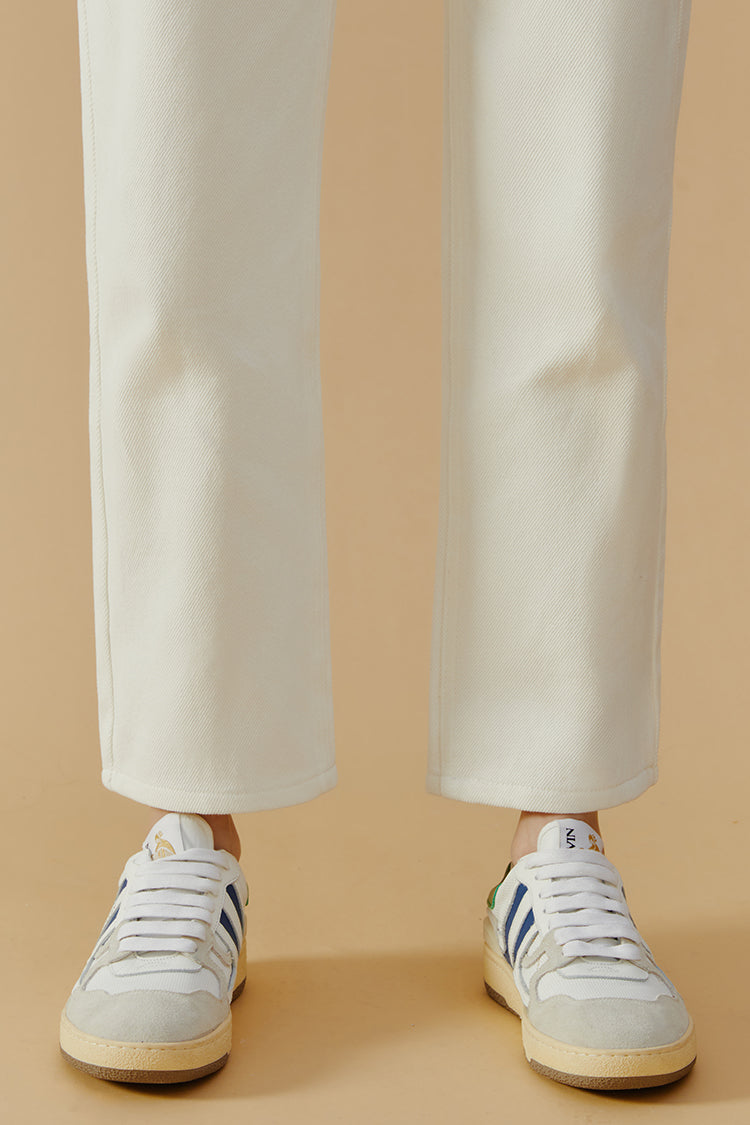 Manhattan High Rise Straight Ankle Jeans HJ160 - JUSTLUXURY