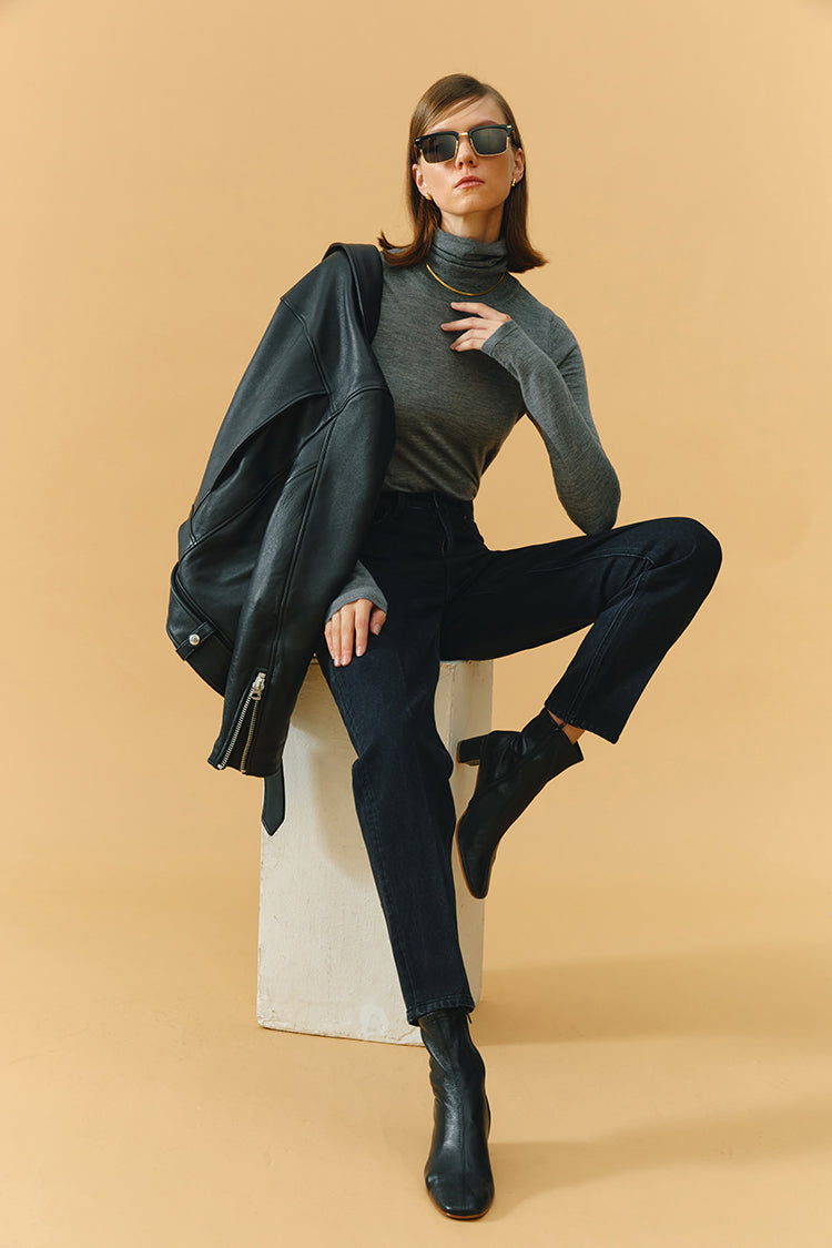 Fifth Avenue Tapered Jeans HJ002 [FINAL SALE] - JUSTLUXURY