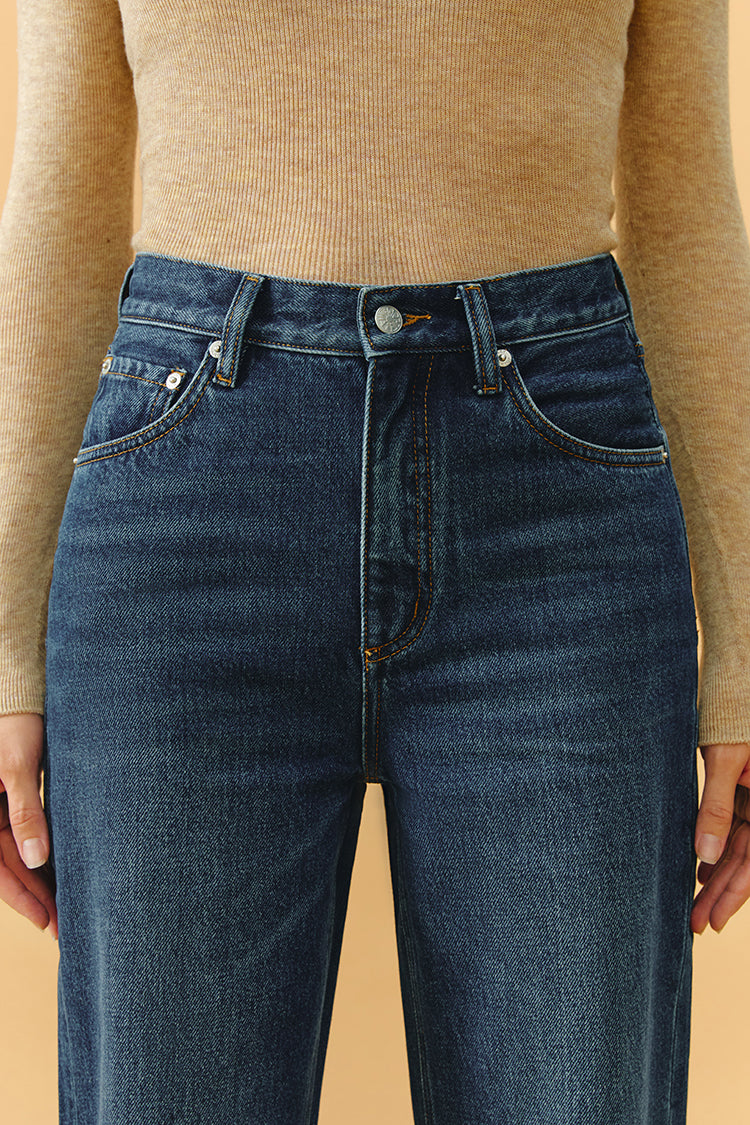 Coney Island Whitefish High Rise Wide Jeans HJ007 - JUSTLUXURY