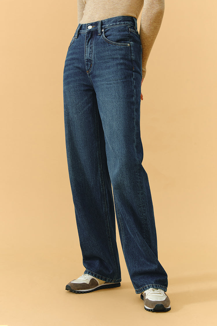 Coney Island Whitefish High Rise Wide Jeans HJ007 - JUSTLUXURY